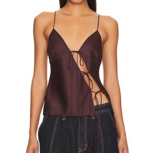 Mariah Cami in Garnet | LIONESS